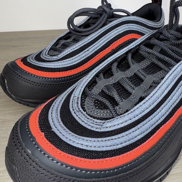 Nike Air Max 97 'Black Anthracite Picante' 921826-018 Men’s Size 6.5 - Picture 15 of 16